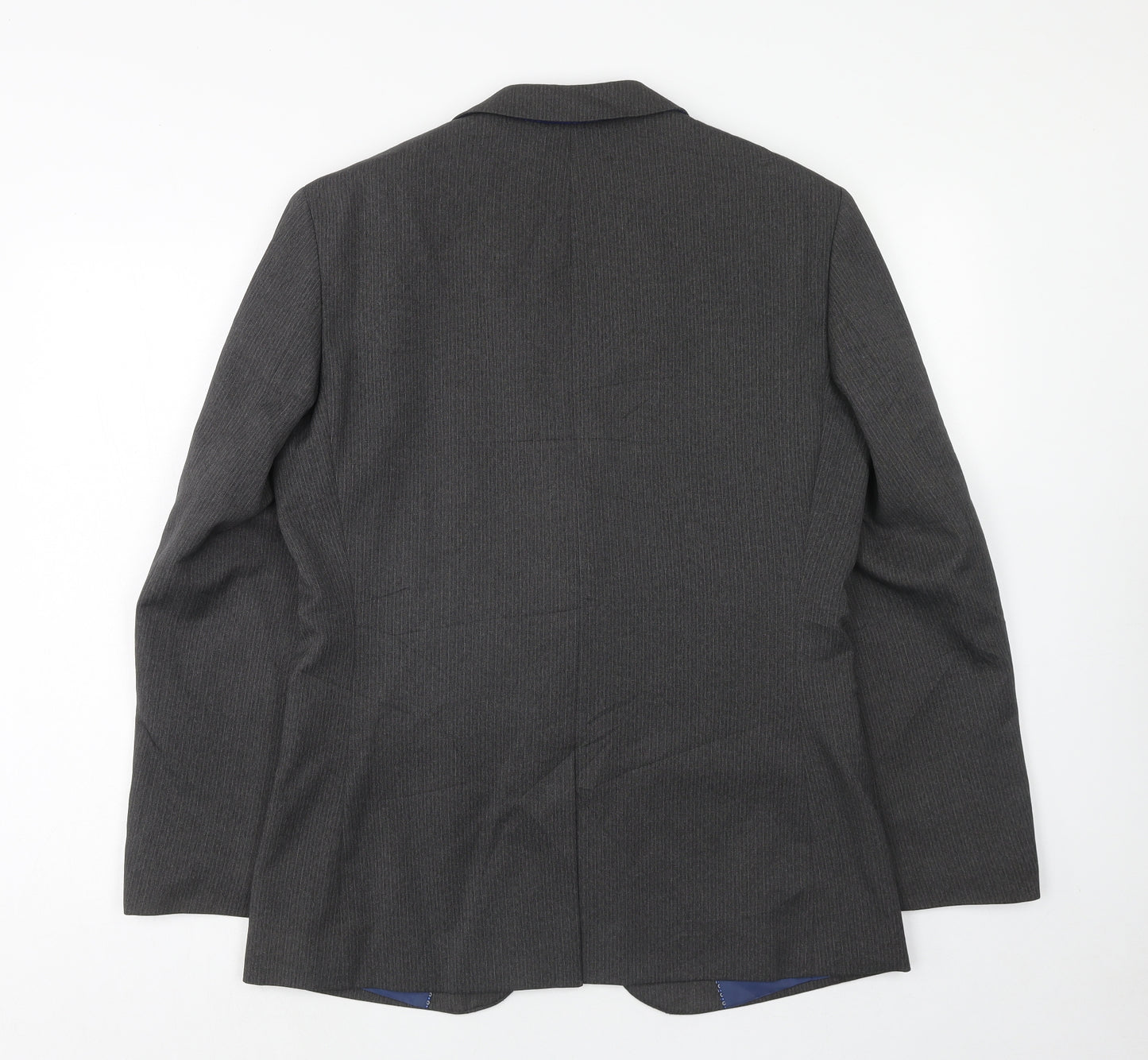 Taylor & Wright Mens Grey Polyester Jacket Suit Jacket Size 38 Regular