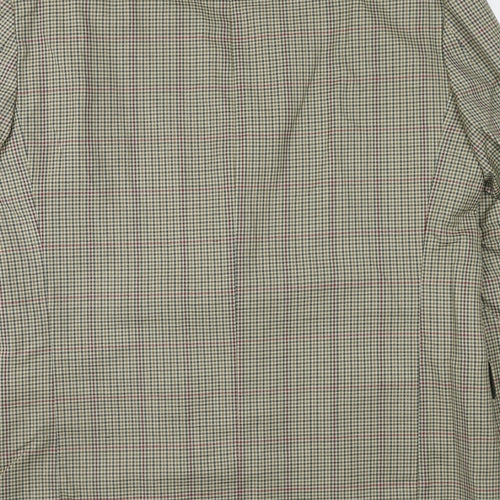 BHS Mens Grey Check Wool Jacket Suit Jacket Size 40 Regular