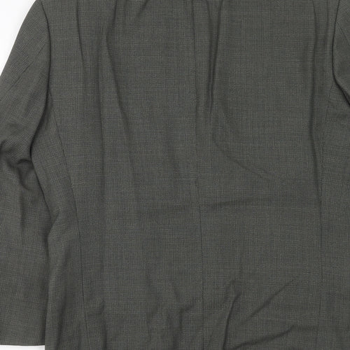 Marks and Spencer Mens Grey Wool Jacket Suit Jacket Size 38 Regular