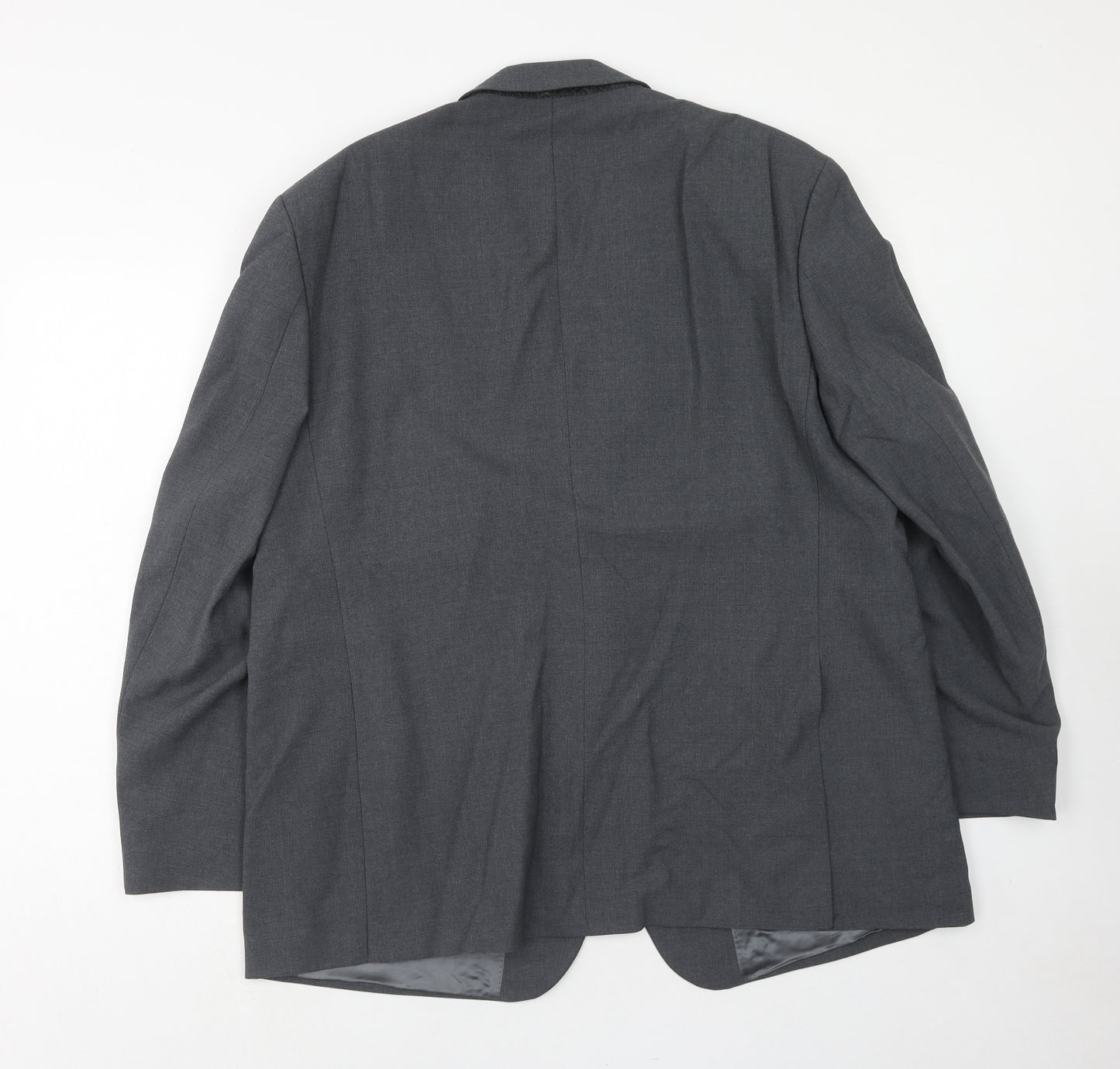 FABRIZIO GIANNI Mens Grey Wool Jacket Suit Jacket Size 44 Regular