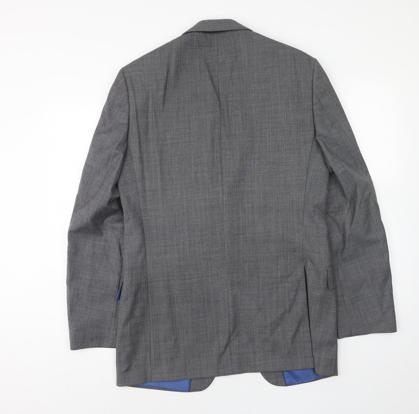 Marks and Spencer Mens Grey Wool Jacket Suit Jacket Size 38 Regular