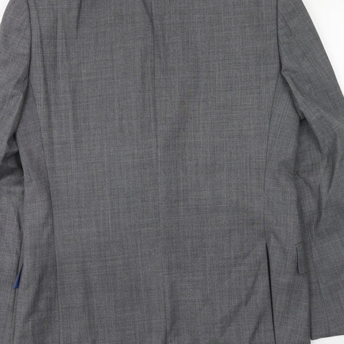 Marks and Spencer Mens Grey Wool Jacket Suit Jacket Size 38 Regular