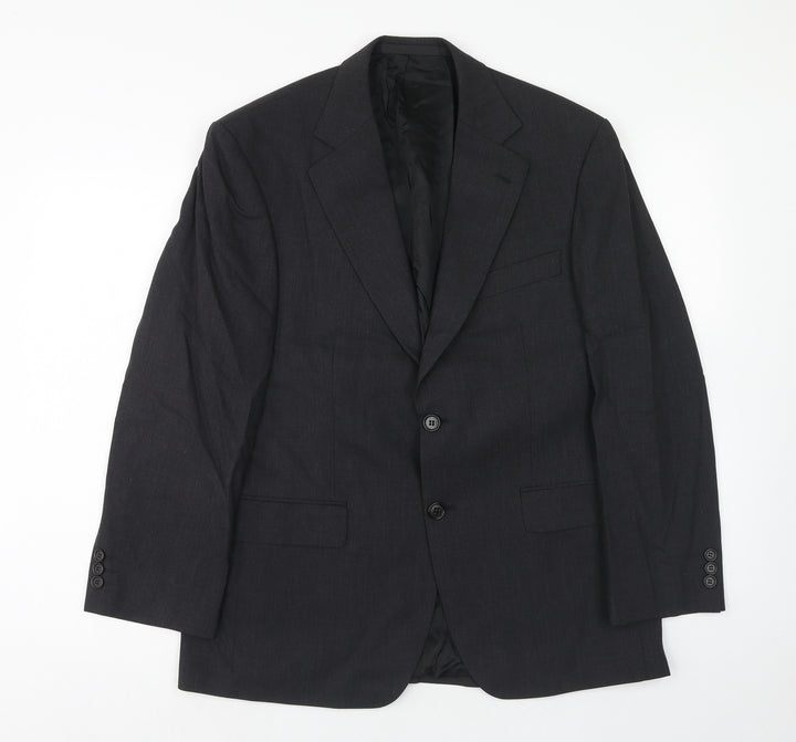 Marks and Spencer Mens Grey Wool Jacket Suit Jacket Size 38 Regular