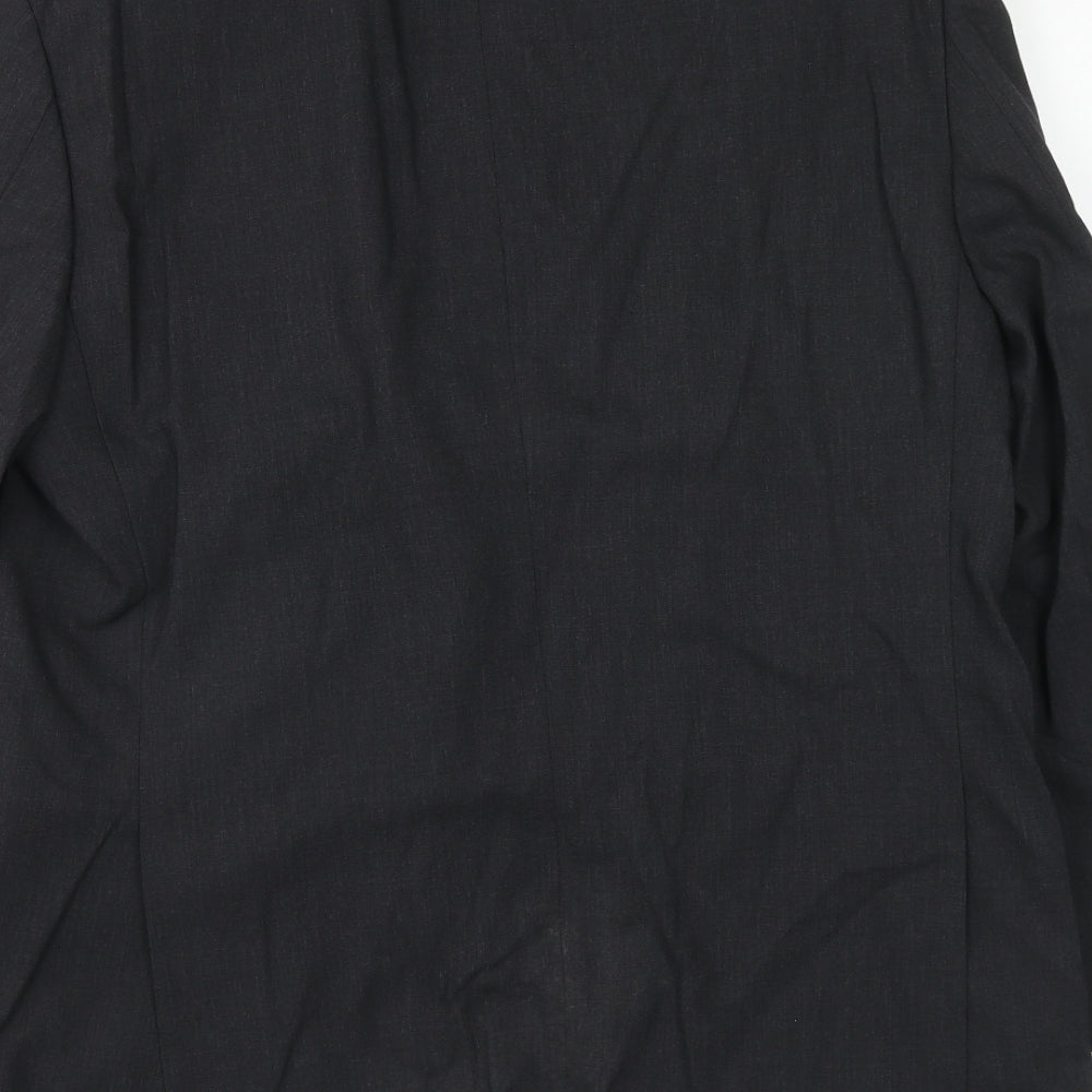 Marks and Spencer Mens Grey Wool Jacket Suit Jacket Size 38 Regular