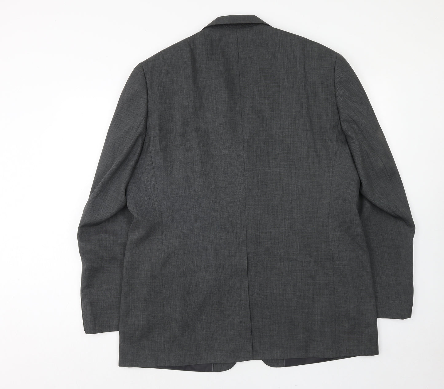 George Mens Grey Polyester Jacket Suit Jacket Size 44 Regular