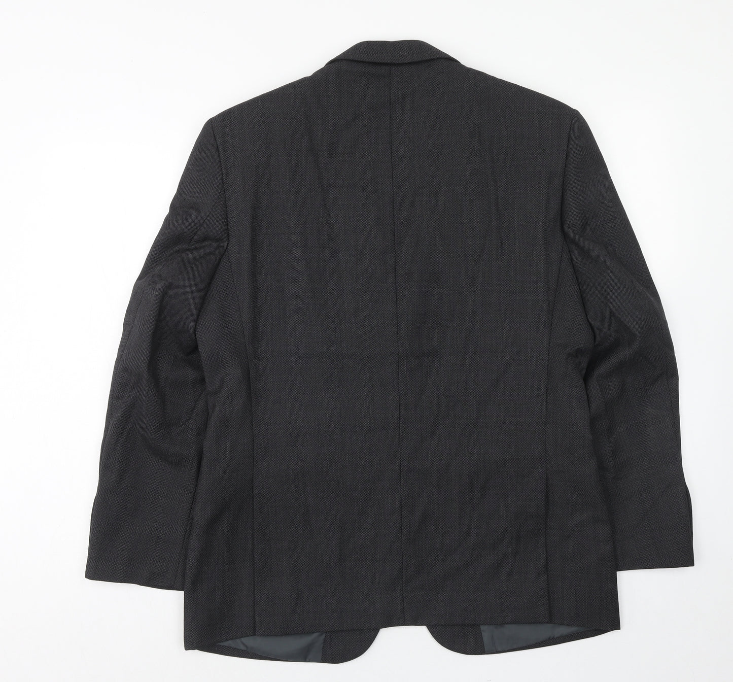 Marks and Spencer Mens Grey Polyester Jacket Suit Jacket Size 40 Regular