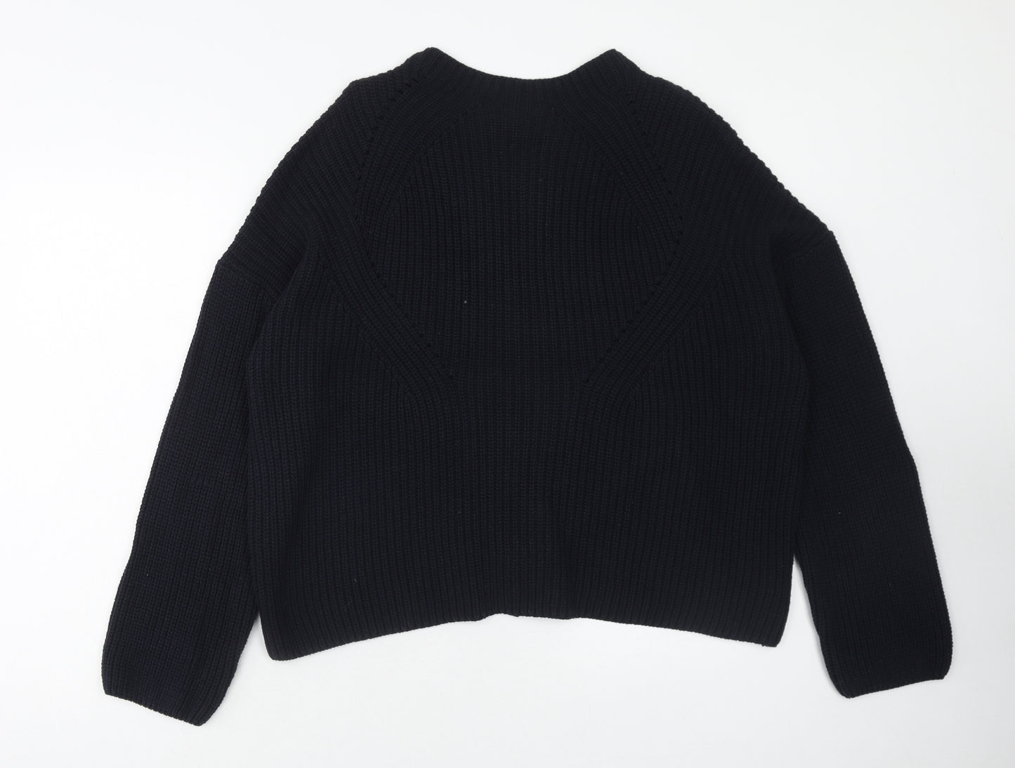 NEXT Womens Blue Round Neck Cotton Pullover Jumper Size 18