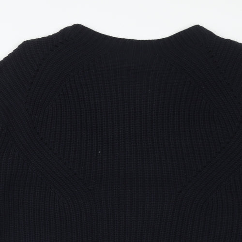 NEXT Womens Blue Round Neck Cotton Pullover Jumper Size 18