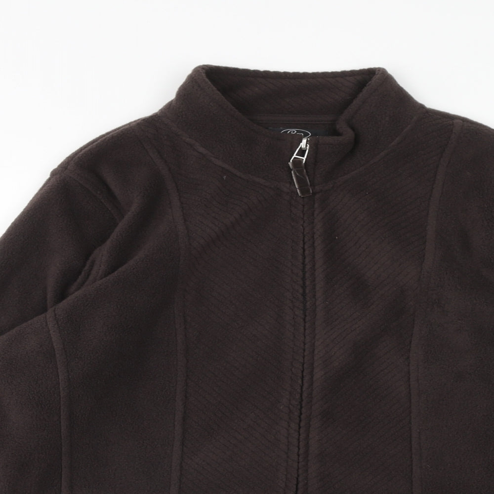 Bonmarché Womens Brown Jacket Size M Zip