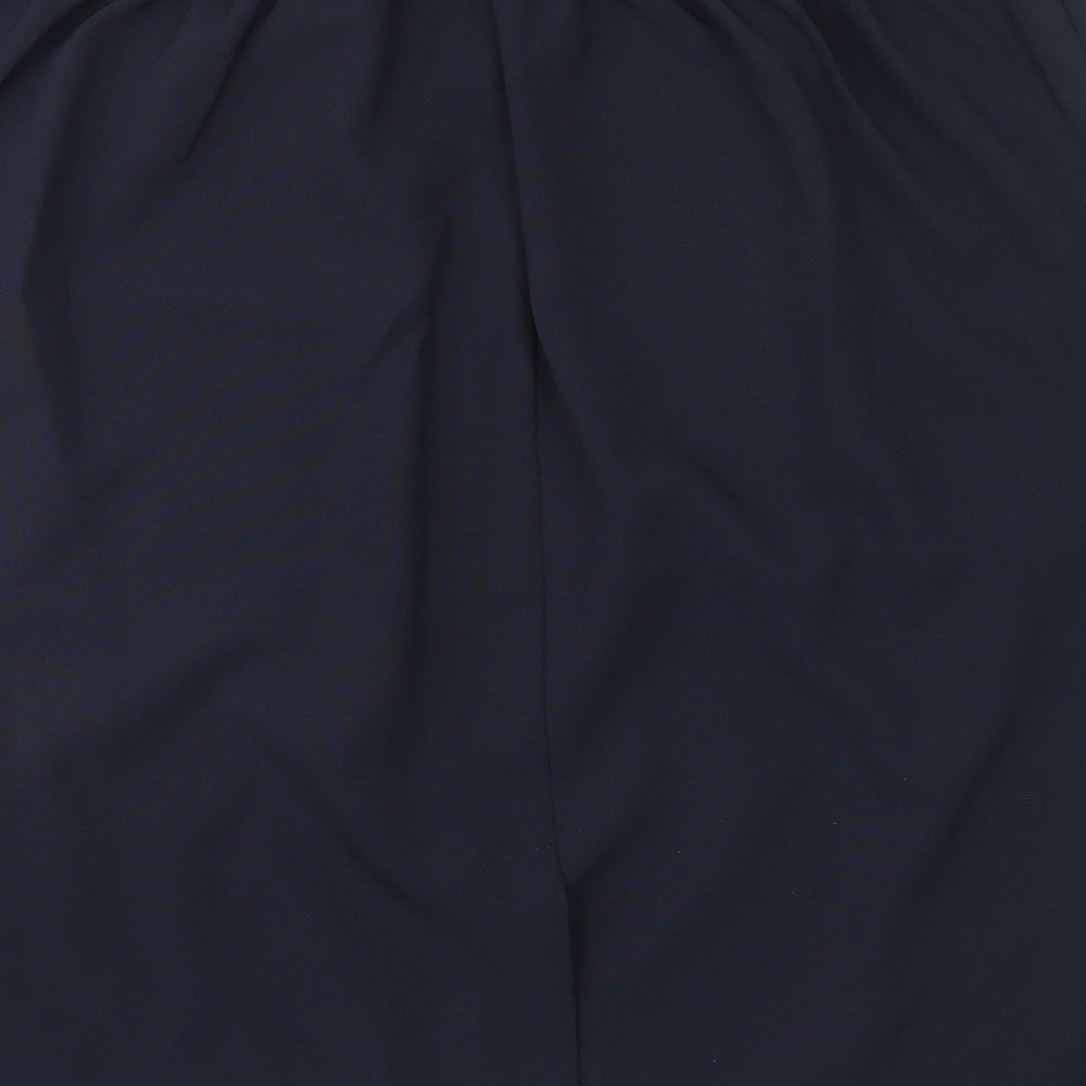 Wardrobe Womens Blue Polyester Straight & Pencil Skirt Size 24