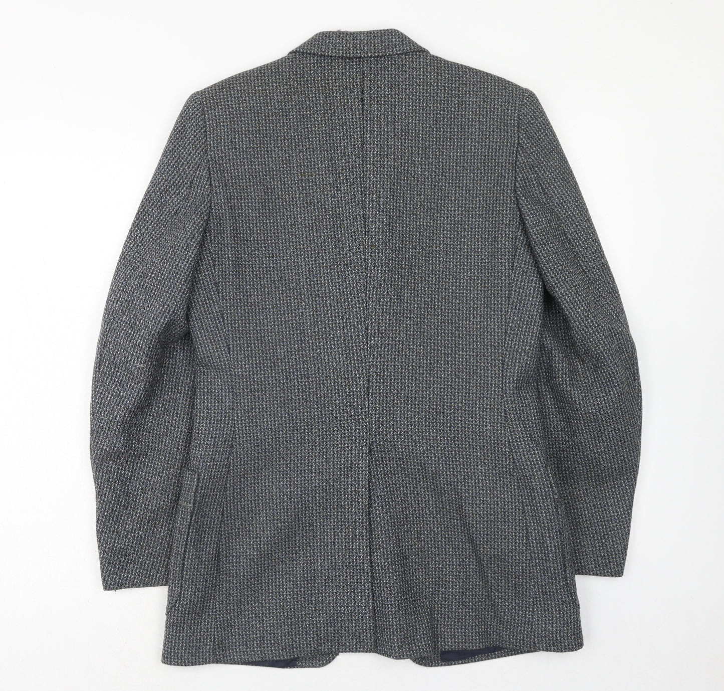 Yorkers Mens Grey Wool Jacket Blazer Size 34 Regular