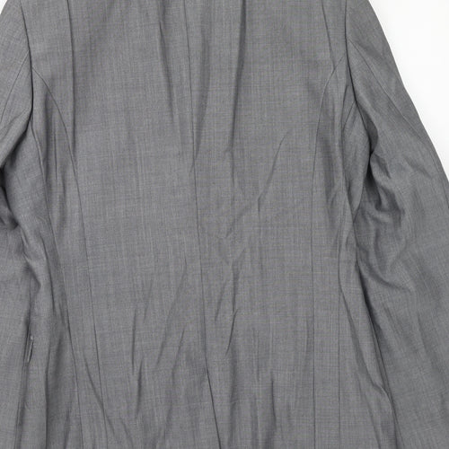 NEXT Mens Grey Wool Jacket Suit Jacket Size 38 Regular