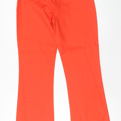 Gap Womens Red Cotton Trousers Size 28 in Regular Hook & Eye