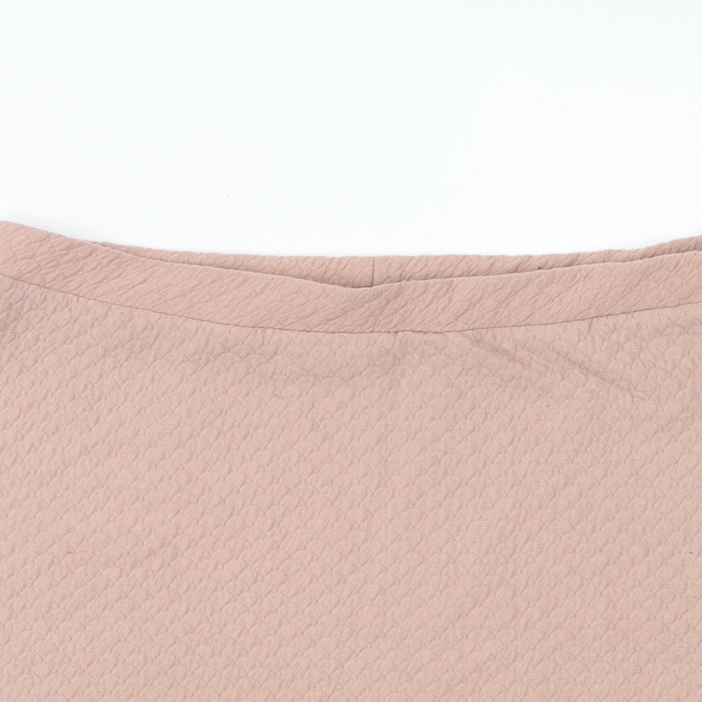 Atmosphere Womens Pink Polyester Mini Skirt Size 14