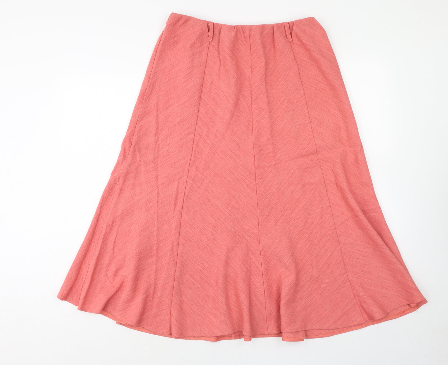 Pinns Womens Pink Polyester A-Line Skirt Size 16