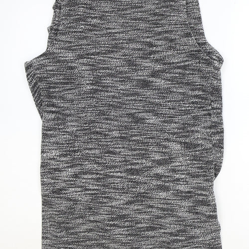 Stella Womens Green V-Neck Cotton Vest Jumper Size 12