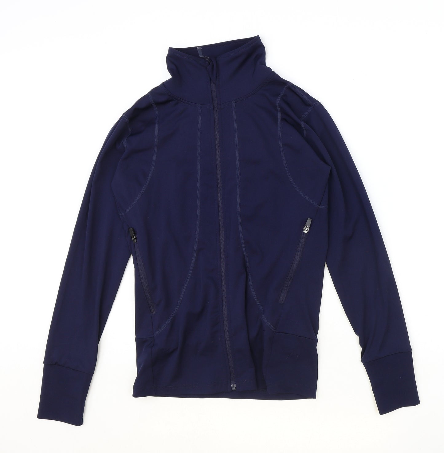 Preworn Womens Blue Jacket Size L Zip