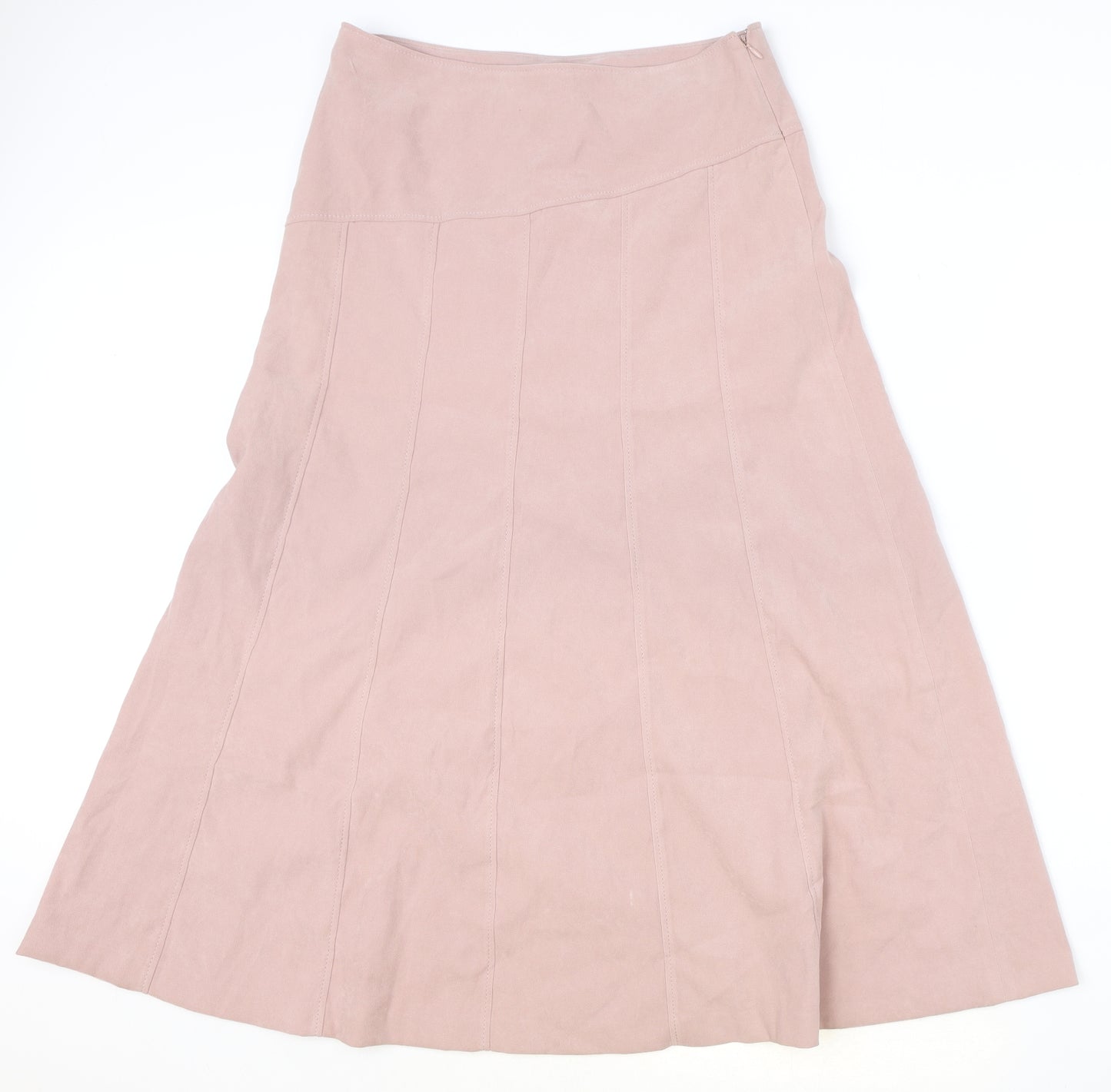 Atmosphere Womens Pink Polyester Swing Skirt Size 10 Zip