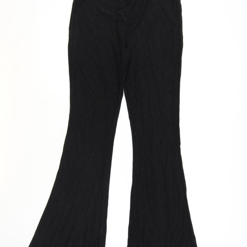 Drole de Copine Womens Black Polyester Jogger Leggings Size S - Flared