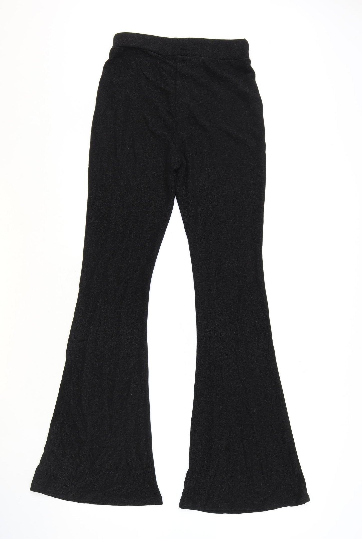 Drole de Copine Womens Black Polyester Jogger Leggings Size S - Flared