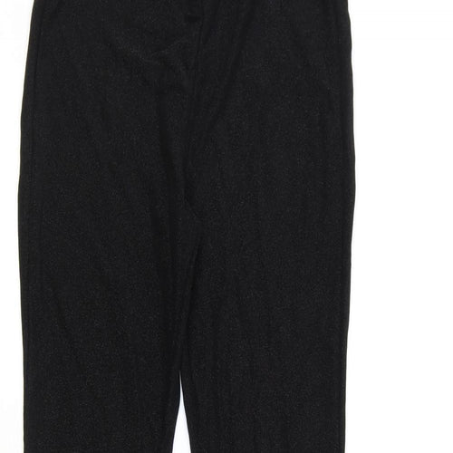 Drole de Copine Womens Black Polyester Jogger Leggings Size S - Flared