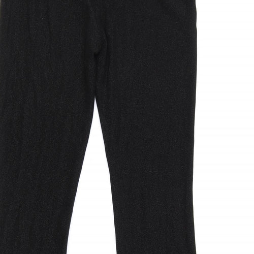 Drole de Copine Womens Black Polyester Jogger Leggings Size S - Flared