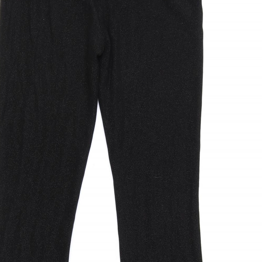 Drole de Copine Womens Black Polyester Jogger Leggings Size S - Flared