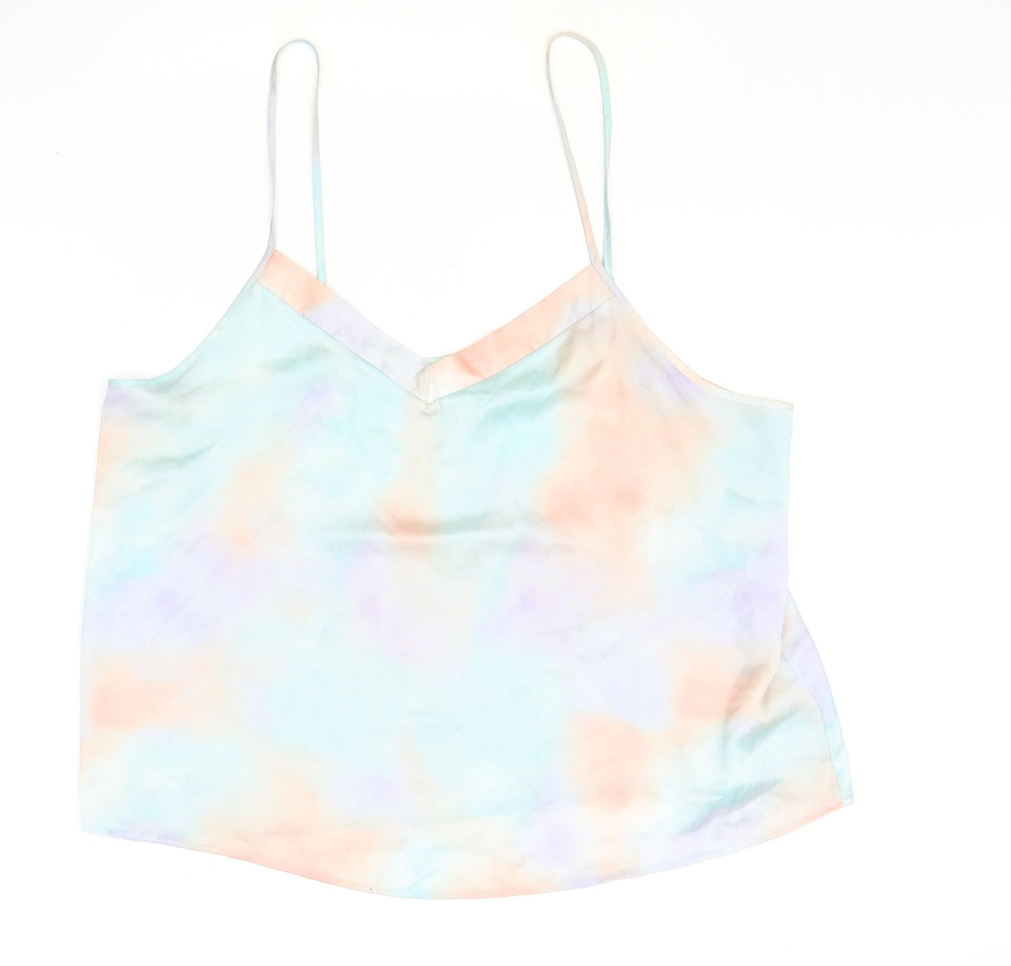 Primark Womens Blue Polyester Camisole Tank Size XL V-Neck