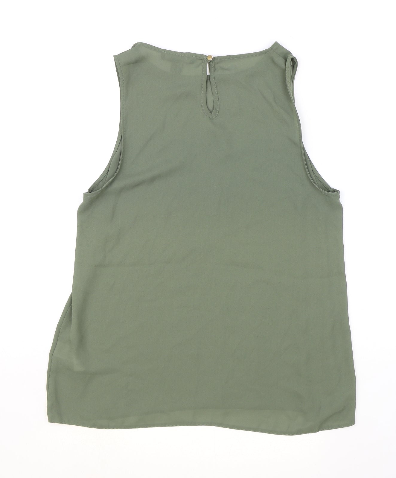 Primark Womens Green Polyester Basic Tank Size 14 Round Neck