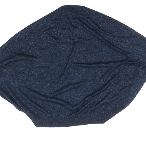 Marks and Spencer Womens Blue V-Neck Viscose Shrug Jumper One Size