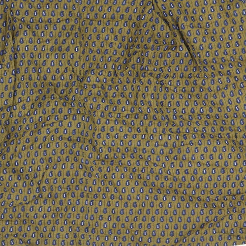 Bric A Brac Womens Brown Geometric Cotton A-Line Skirt Size M - Belted
