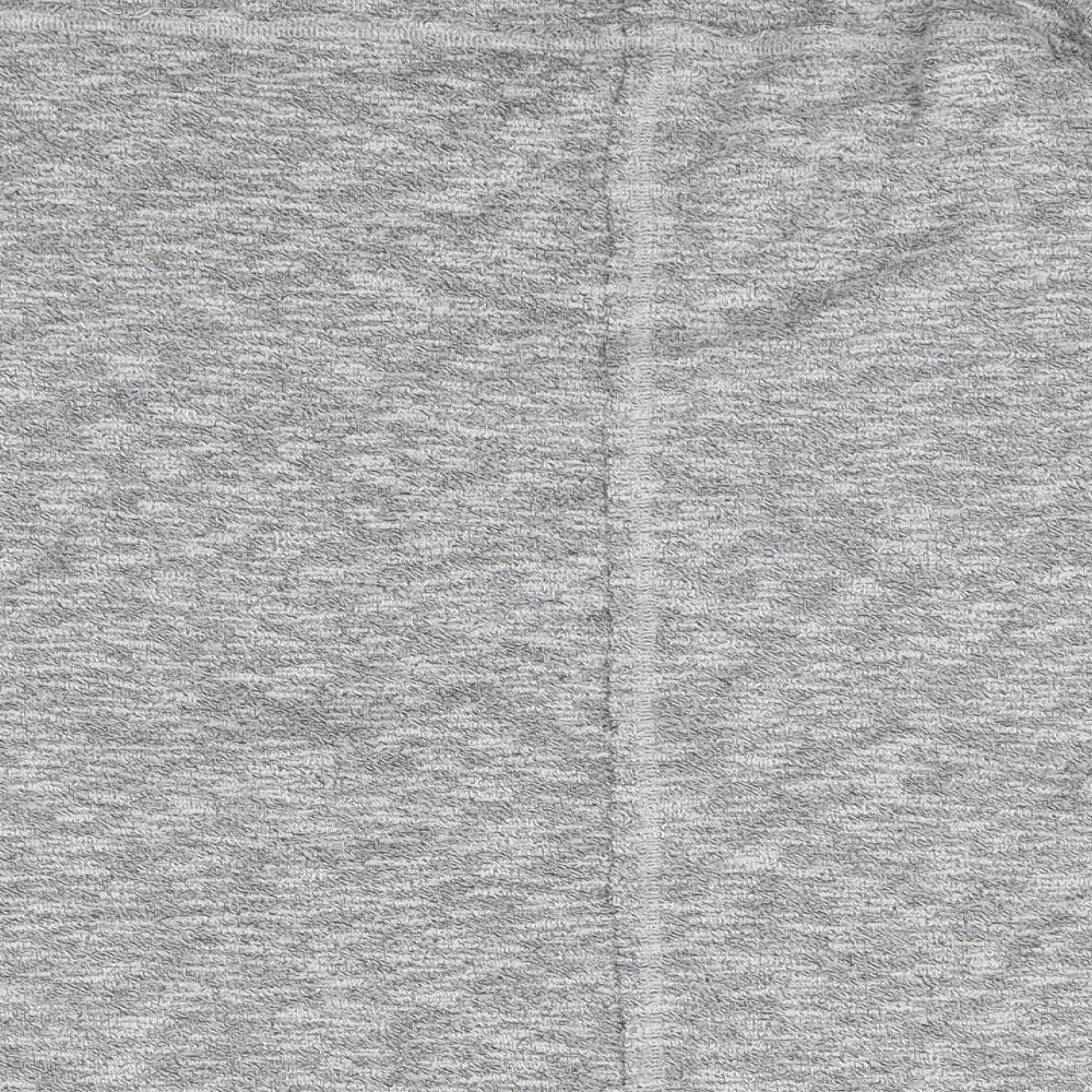 NEXT Womens Grey Cotton Basic T-Shirt Size 18 V-Neck