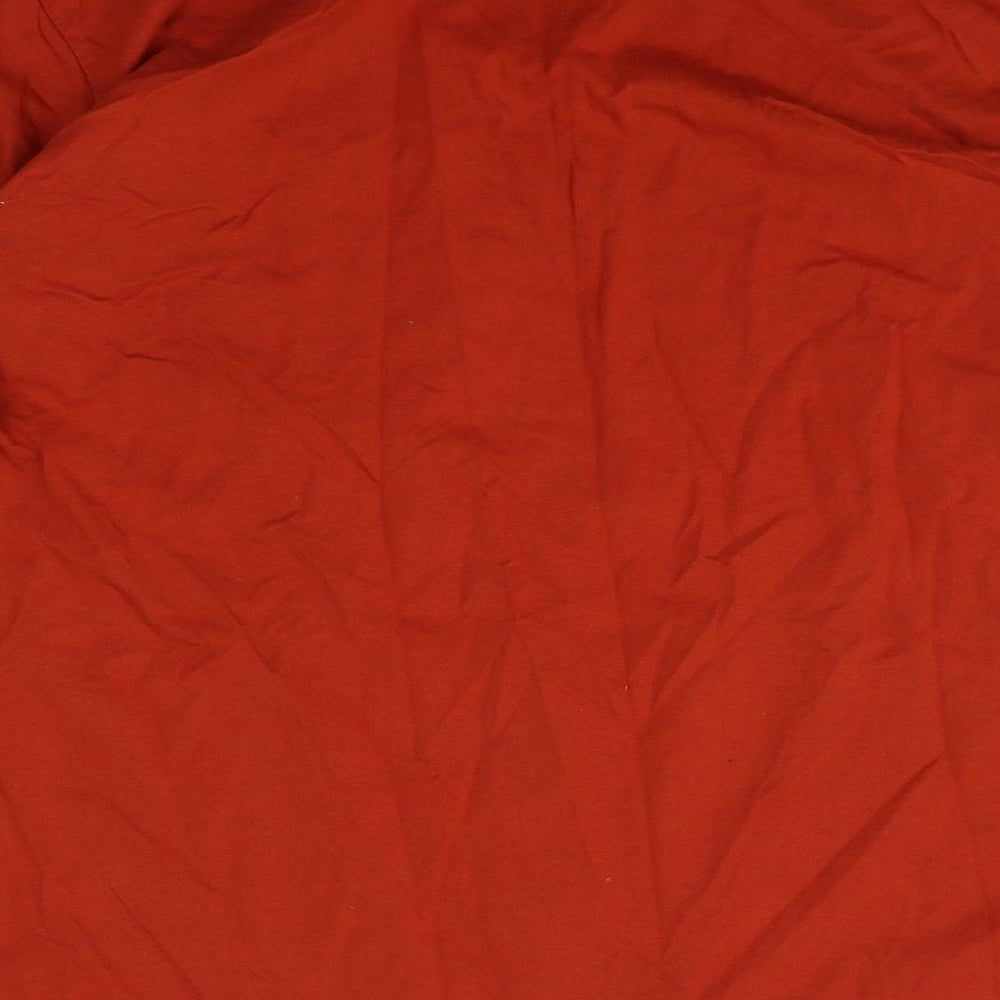 Marks and Spencer Mens Orange Cotton Pullover Sweatshirt Size 3XL