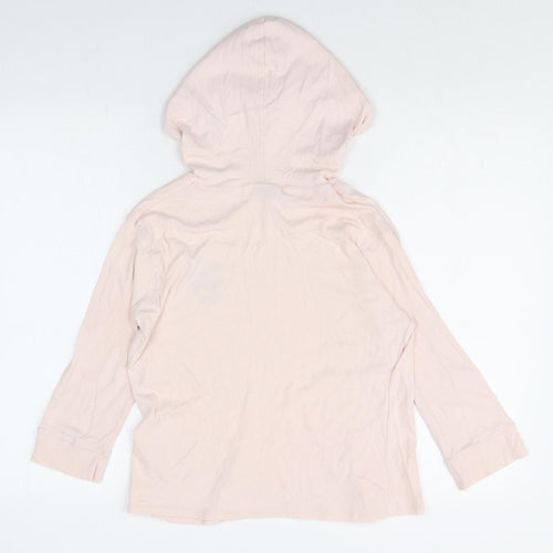 Silver Girls Pink 100% Cotton Pullover Hoodie Size L Pullover - Florida