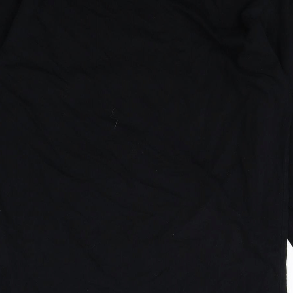 VANS Mens Black Cotton T-Shirt Size S Round Neck - Off the Wall