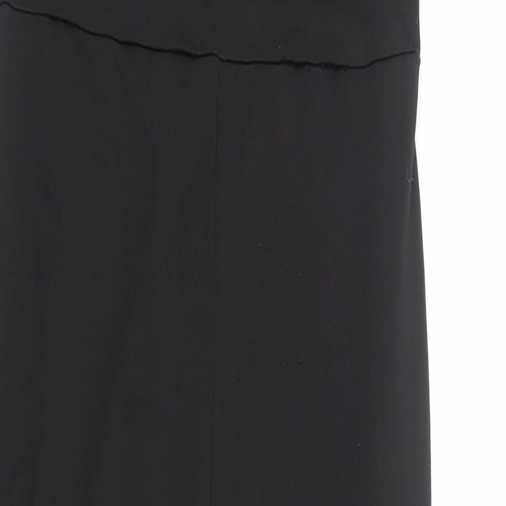 Love & Other Things Womens Black Polyamide Jumpsuit One-Piece Size M Pullover