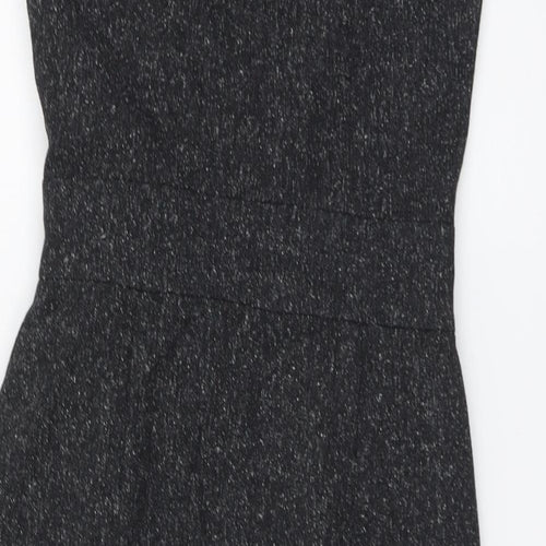 Great Plains Womens Grey Wool A-Line Size S V-Neck Pullover