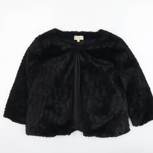 Apricot Womens Black Jacket Size 8 Hook & Eye