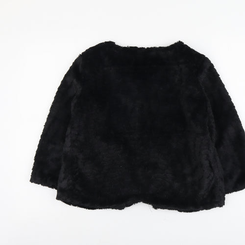 Apricot Womens Black Jacket Size 8 Hook & Eye