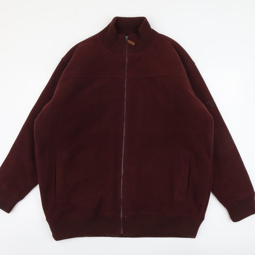 James Pringle Mens Red Jacket Size XL Zip