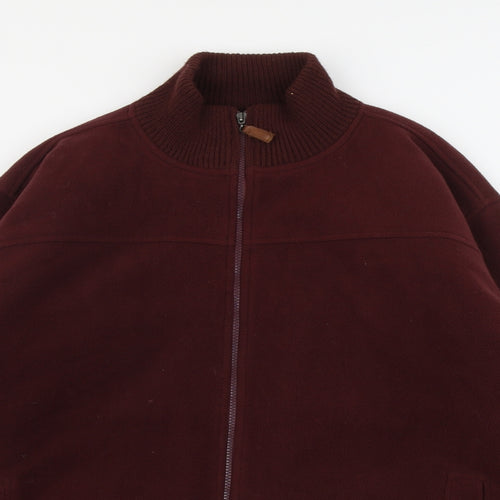 James Pringle Mens Red Jacket Size XL Zip