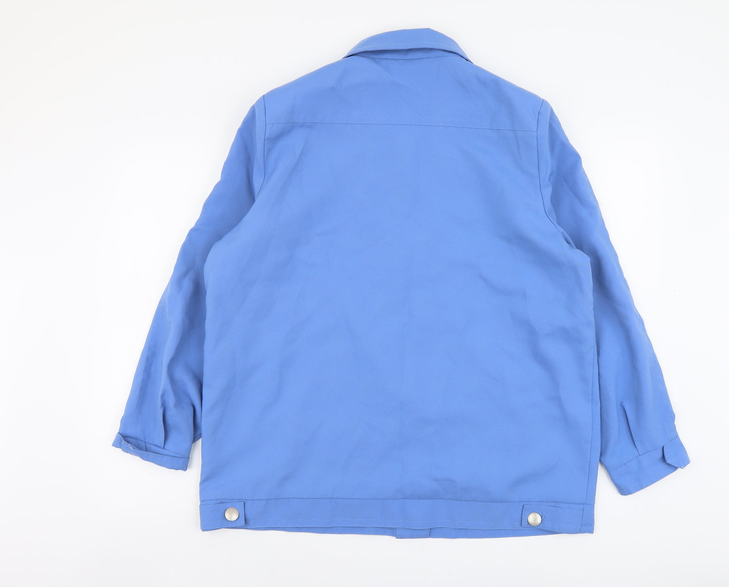 Analina Womens Blue Jacket Size 16 Button