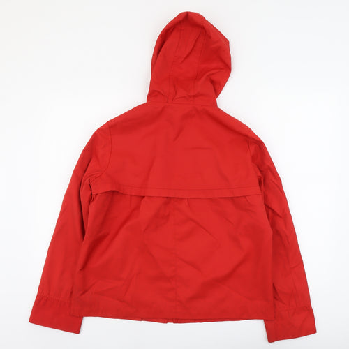 Marks and Spencer Womens Red Jacket Size 12 Zip