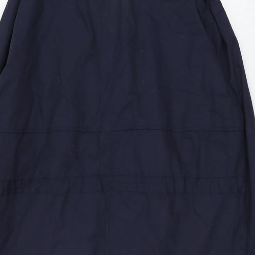 Hawkshead Mens Blue Rain Coat Coat Size XL Zip