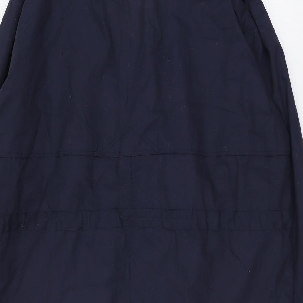 Hawkshead Mens Blue Rain Coat Coat Size XL Zip