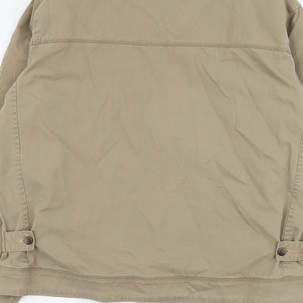 Marks and Spencer Mens Beige Jacket Size L Zip