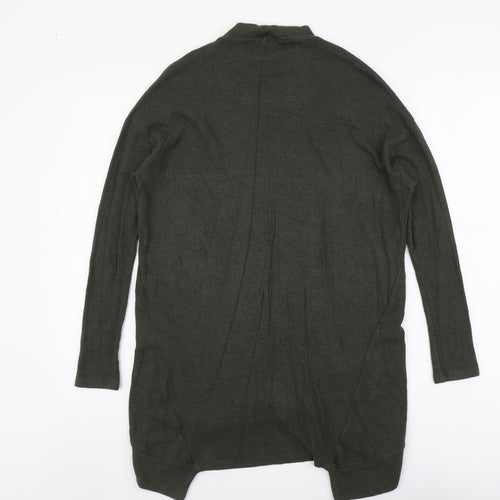 River Island Womens Green Round Neck Viscose Pullover Jumper Size 6