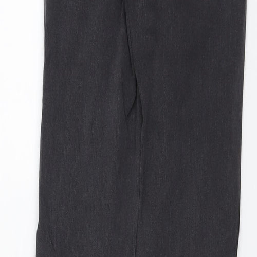 H&M Womens Grey Cotton Skinny Jeans Size 26 in L30 in Regular Button