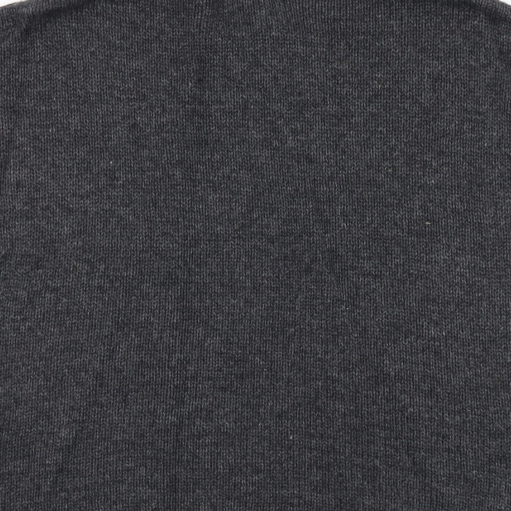 Atmosphere Womens Grey Round Neck Acrylic Vest Jumper Size 12