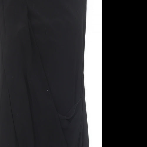 George Womens Black Polyester Pencil Dress Size 12 One Shoulder Pullover
